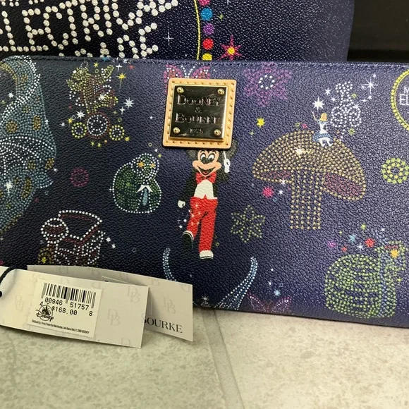 Dooney & Bourke Disney Electrical Light Parade Tote Bag and Wallet Set - Picture 2 of 7